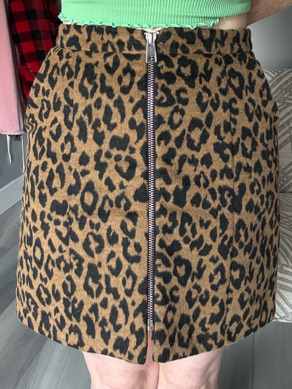 Vero Moda Leopard Print Women's Skirt